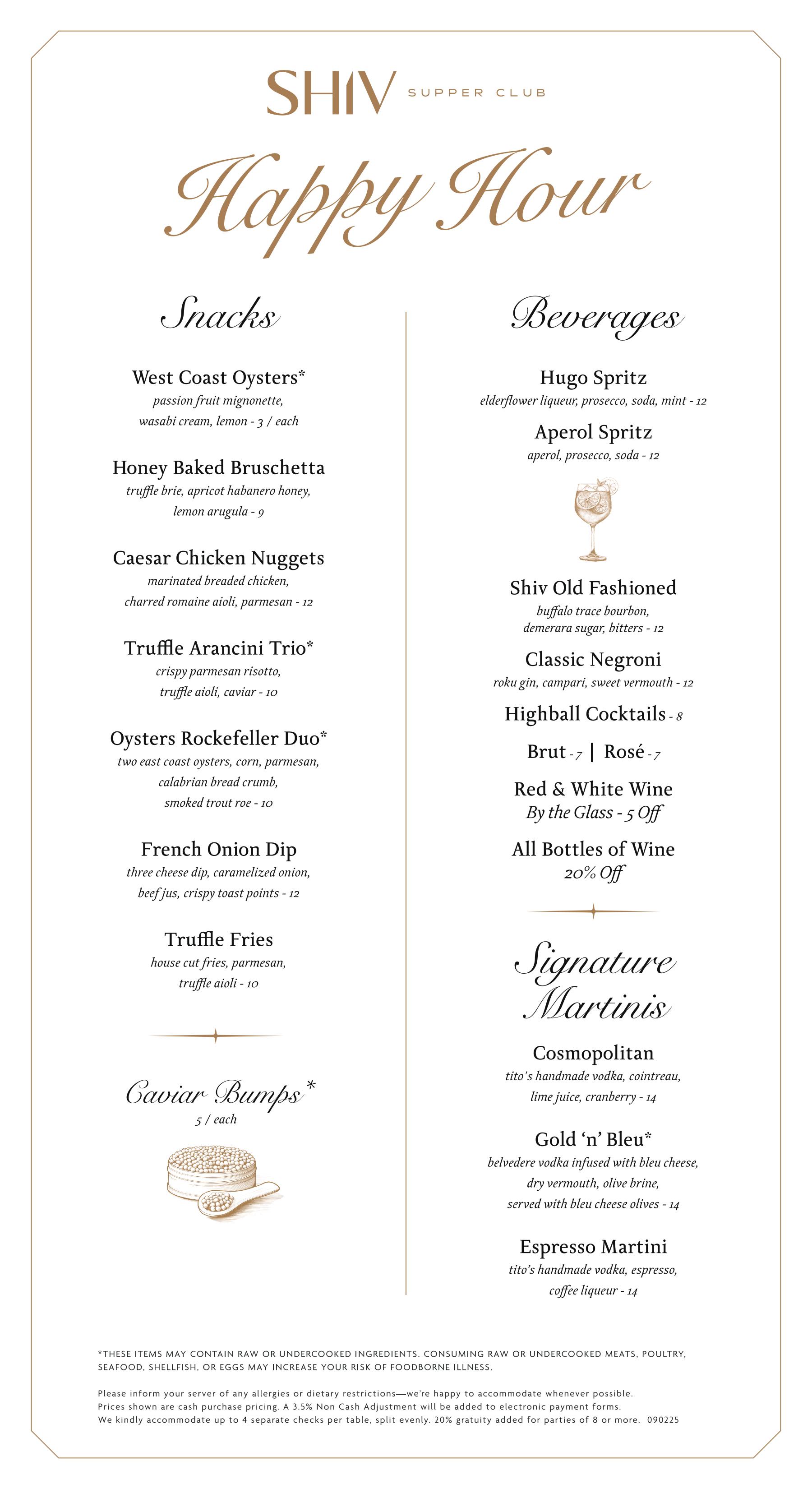 Shiv menu happy hour 5.5x11 090825 web